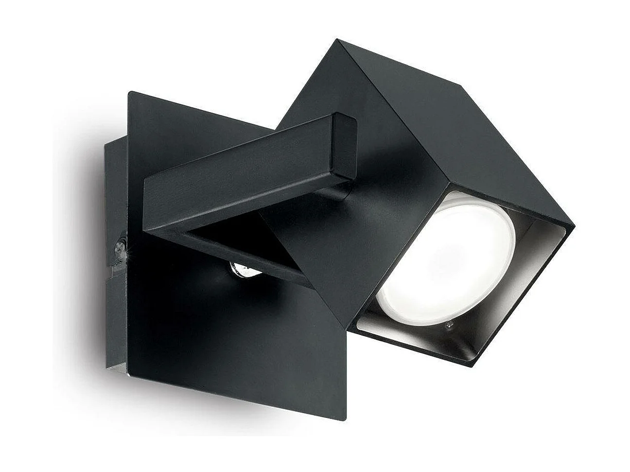 Ideal Lux Mouse - 1 Licht Wand Licht Schwarz
