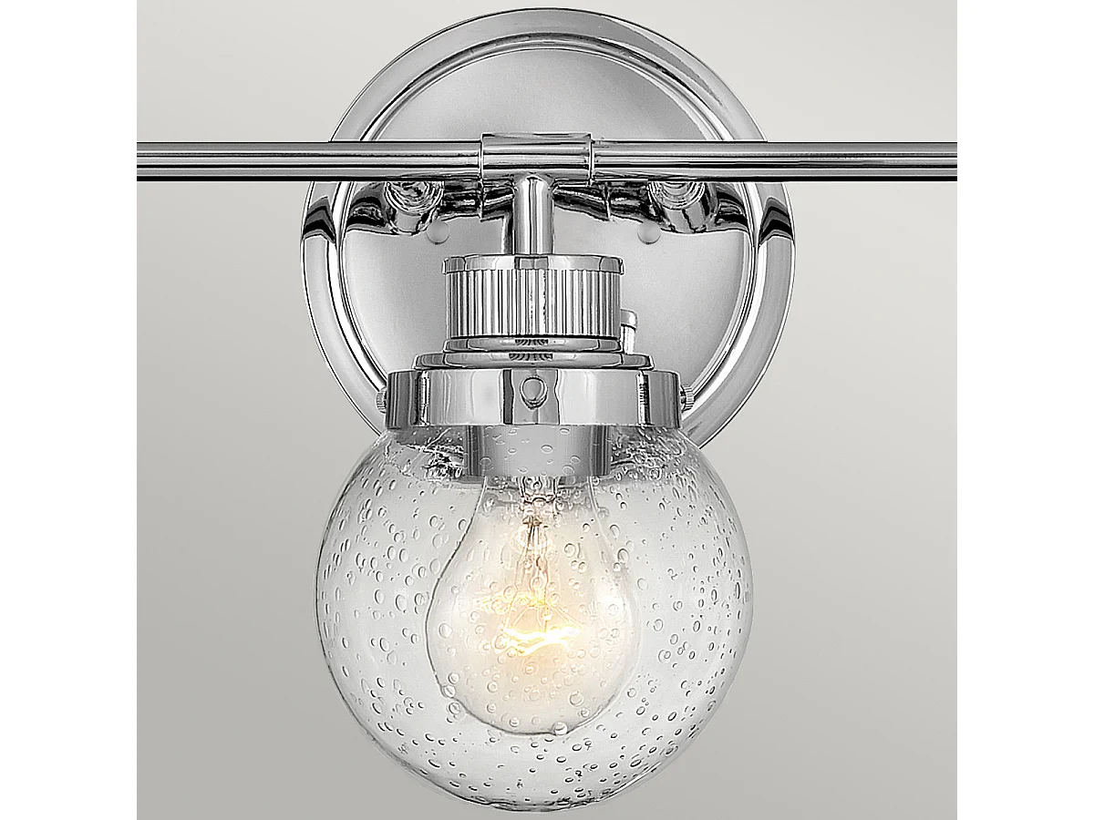 Elstead Hinkley Poppy Lampada da parete per bagno Cromo lucido, IP44