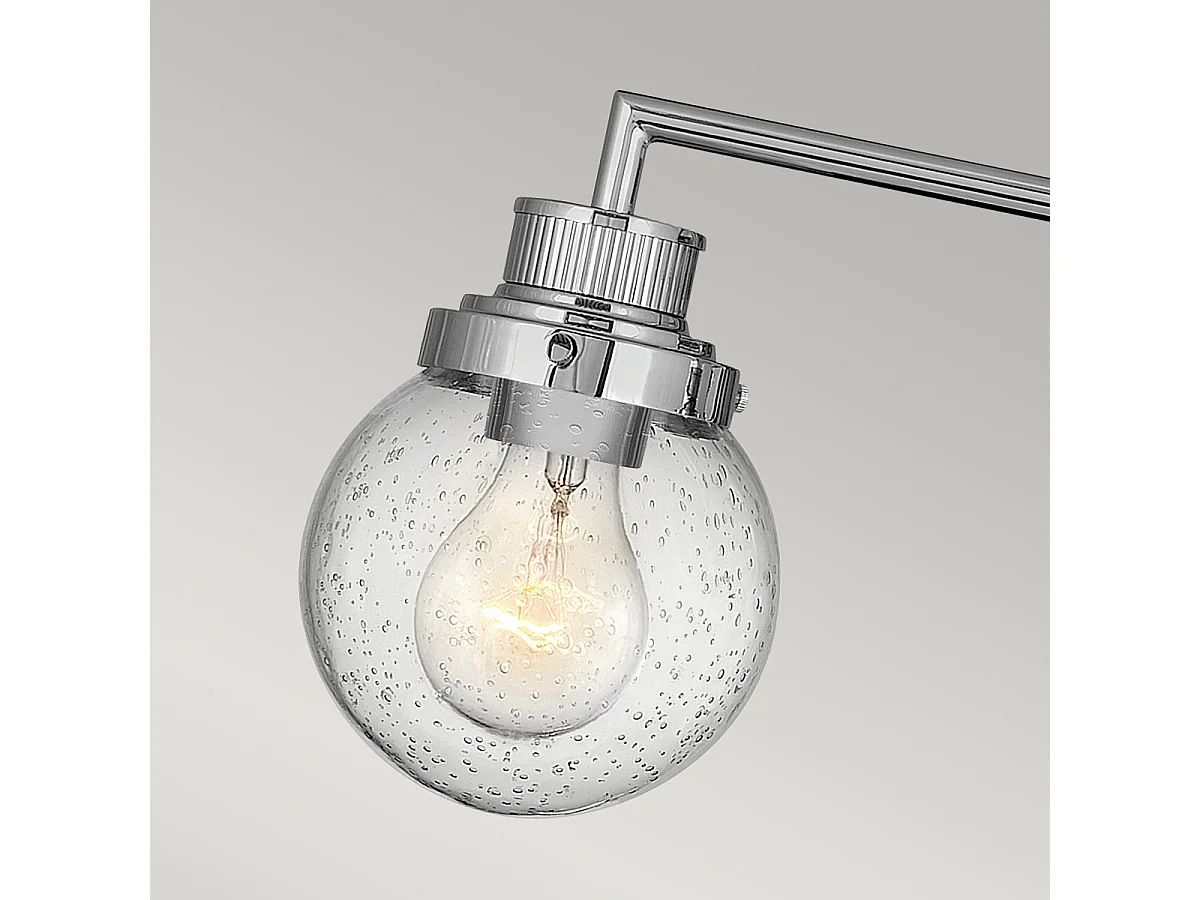 Elstead Hinkley Poppy Lampada da parete per bagno Cromo lucido, IP44