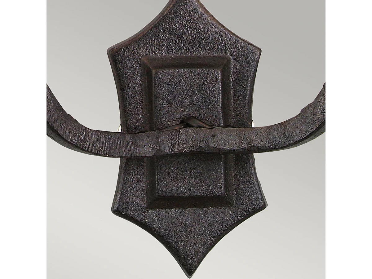 Elstead Rectory - 2 licht Indoor Candle Wandleuchte Schwarz, E14