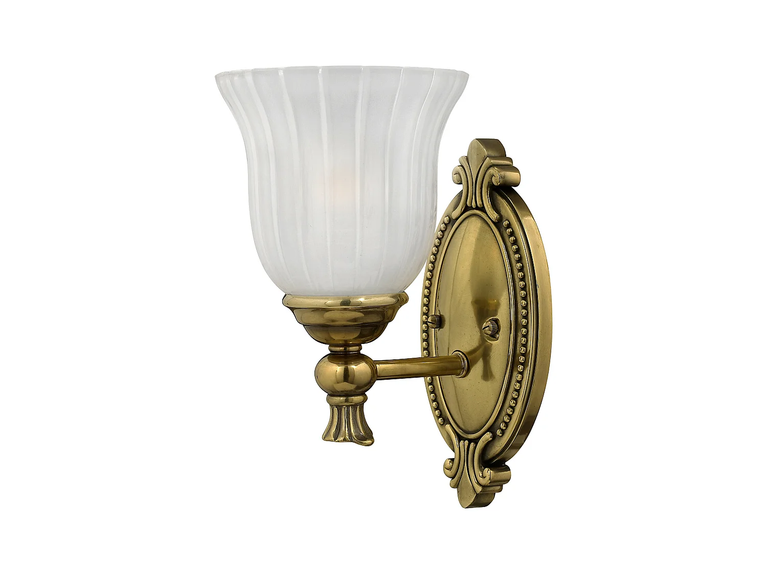 Elstead Francoise - 1 Licht Badezimmer Wandleuchte brüniertes Messing IP44, G9