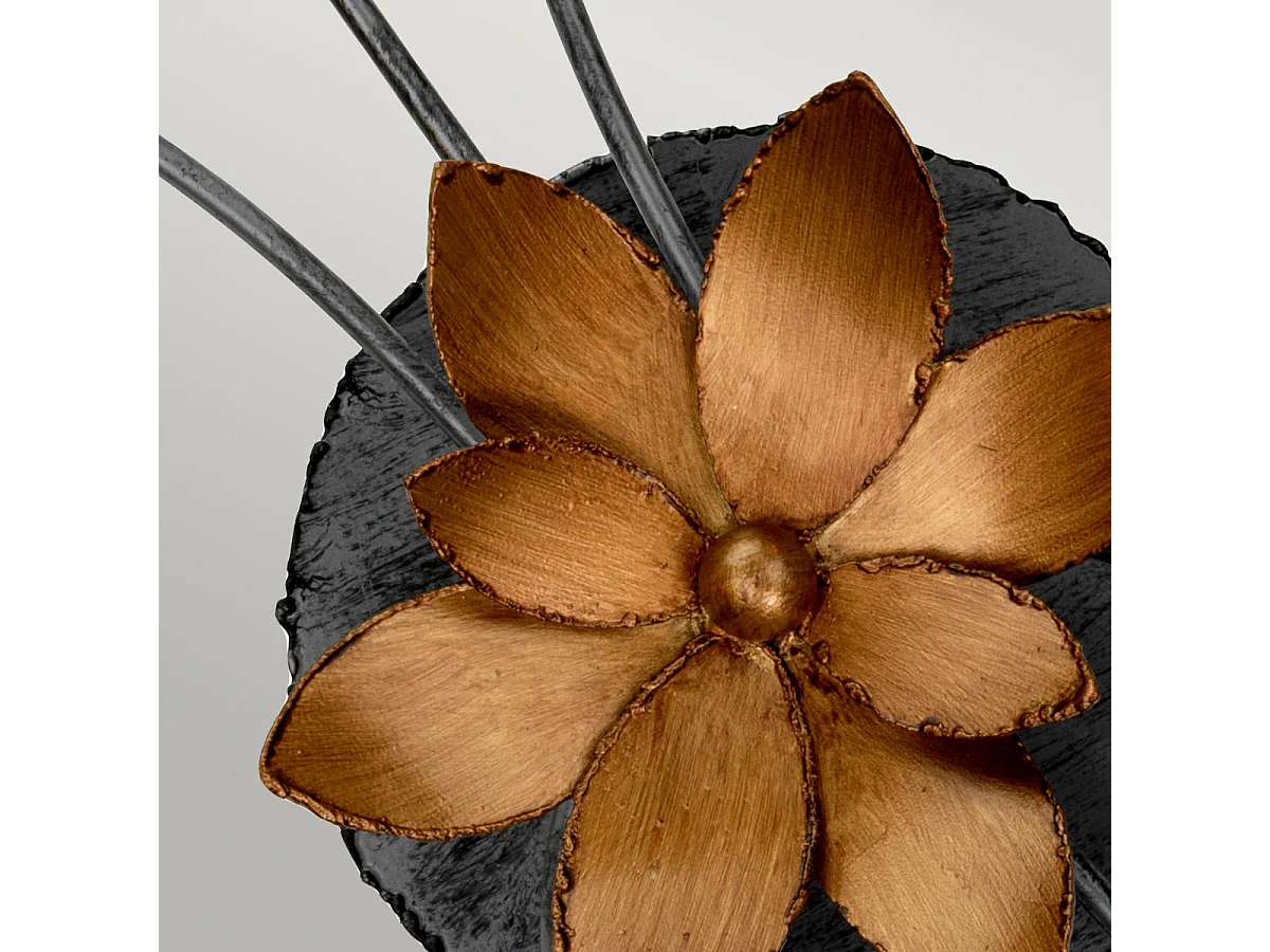 Elstead Simone Blommig löv Design 2 ljus ljus väggljus bladguld, E14