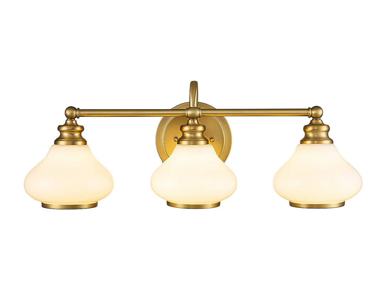 Elstead Hinkley Ainsley Vägglampa Borstad mässing, IP44