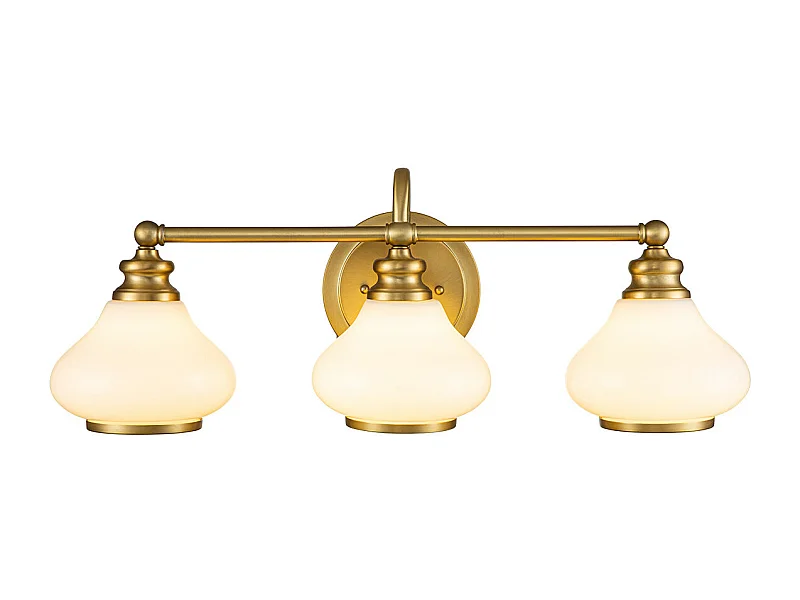 Elstead Hinkley Ainsley Lampada da parete in ottone spazzolato, IP44