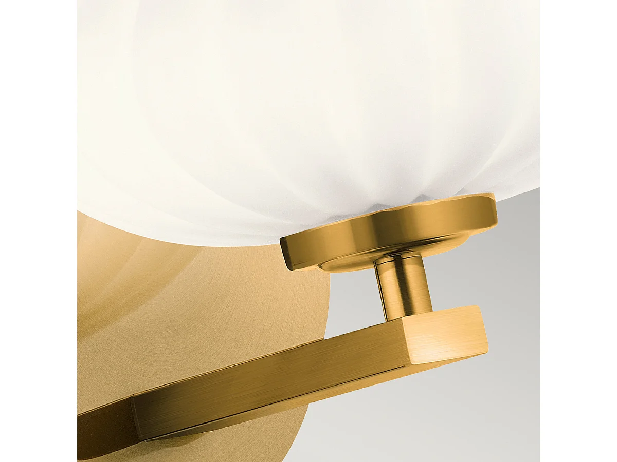 Elstead Kichler Pim Badezimmer-Wandleuchte Fox Gold, 3000K, IP44