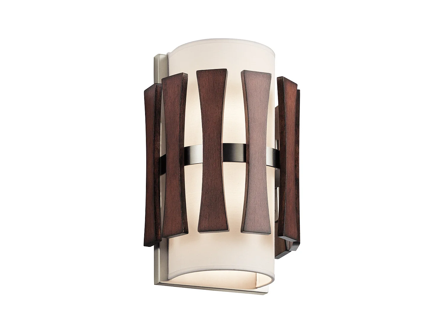 Elstead Cirus - 2 Licht Innenwandleuchte Holz, E14