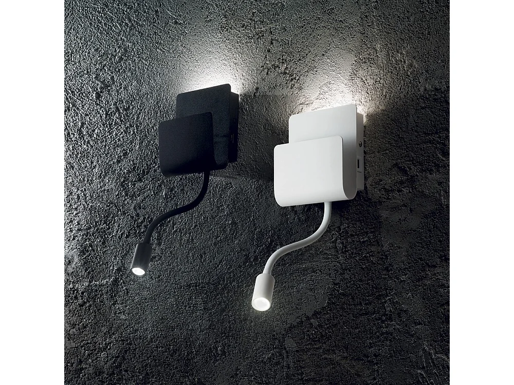 Ideal Lux PROBE - Lámpara de pared de lectura interior LED integrada 1 luz blanca 3000K