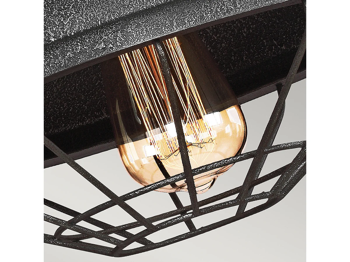 Elstead Lennex 1 ljus inomhuskupolvägg ljusgrå metall, E27