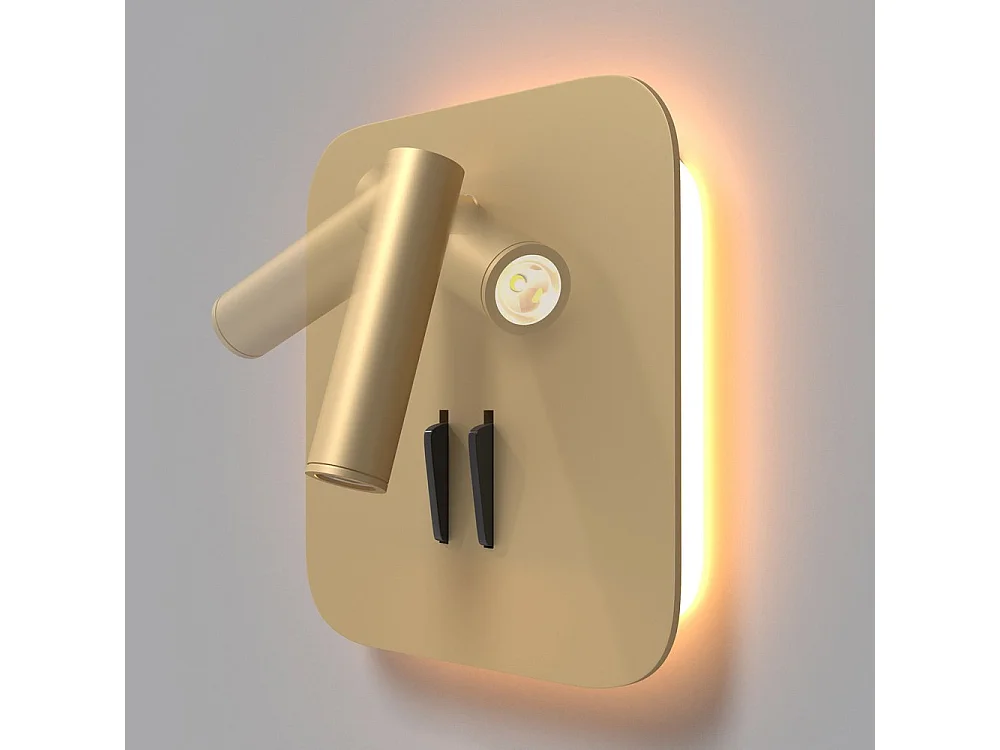 Maytoni Ios 176 Technical Ios 176 Integrierte LED-Lesewandleuchte in mattem Gold