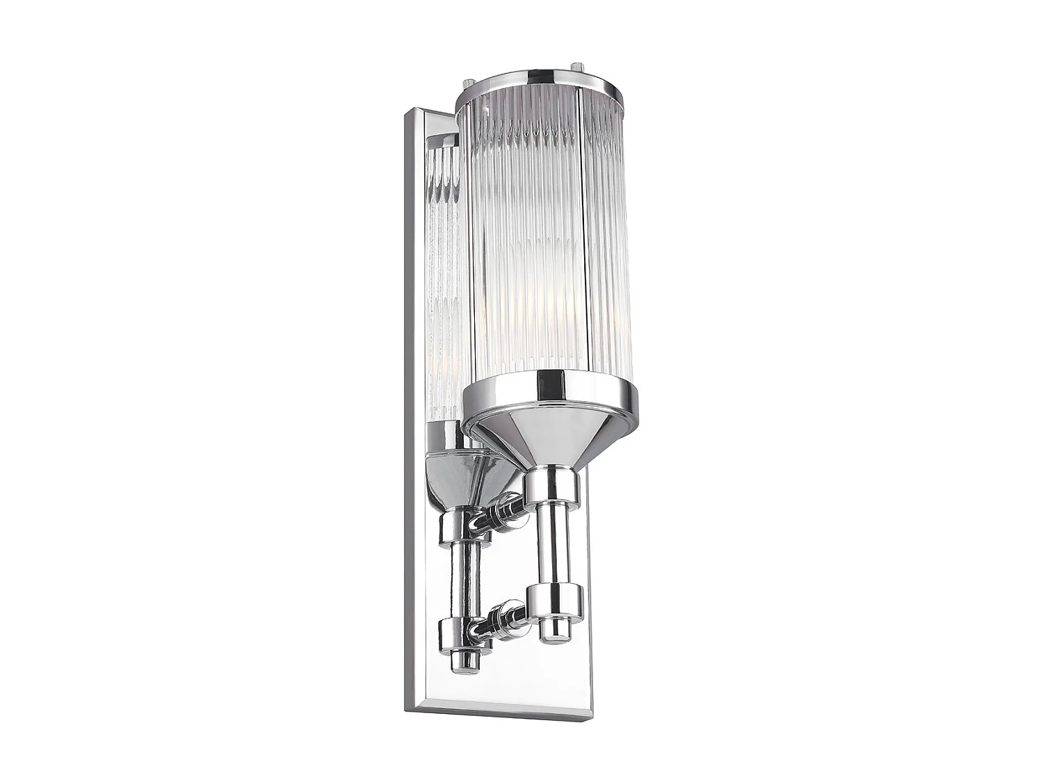 Elstead Paulson - Applique da interno a 1 luce Cromo IP44, G9