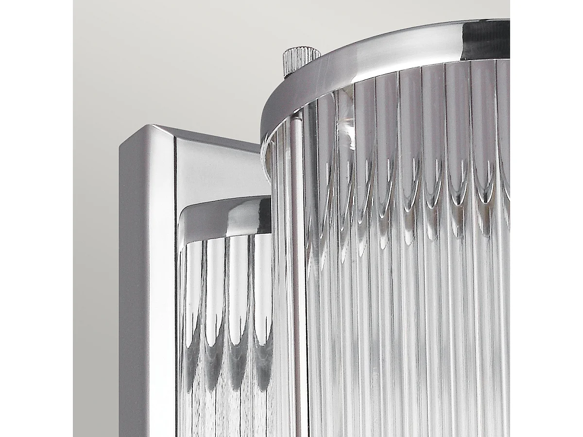 Elstead Paulson - Applique da interno a 1 luce Cromo IP44, G9