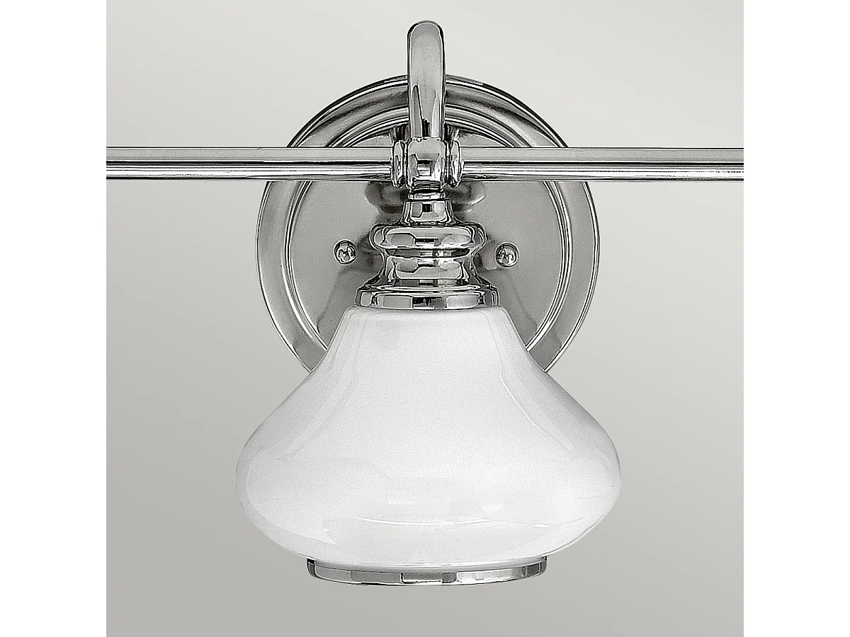 Elstead Ainsley 3 ljus inomhusvägglampa polerad krom IP44, G9