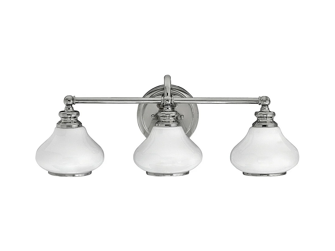 Elstead Ainsley - 3 Licht Innenwandleuchte Chrom poliert IP44, G9