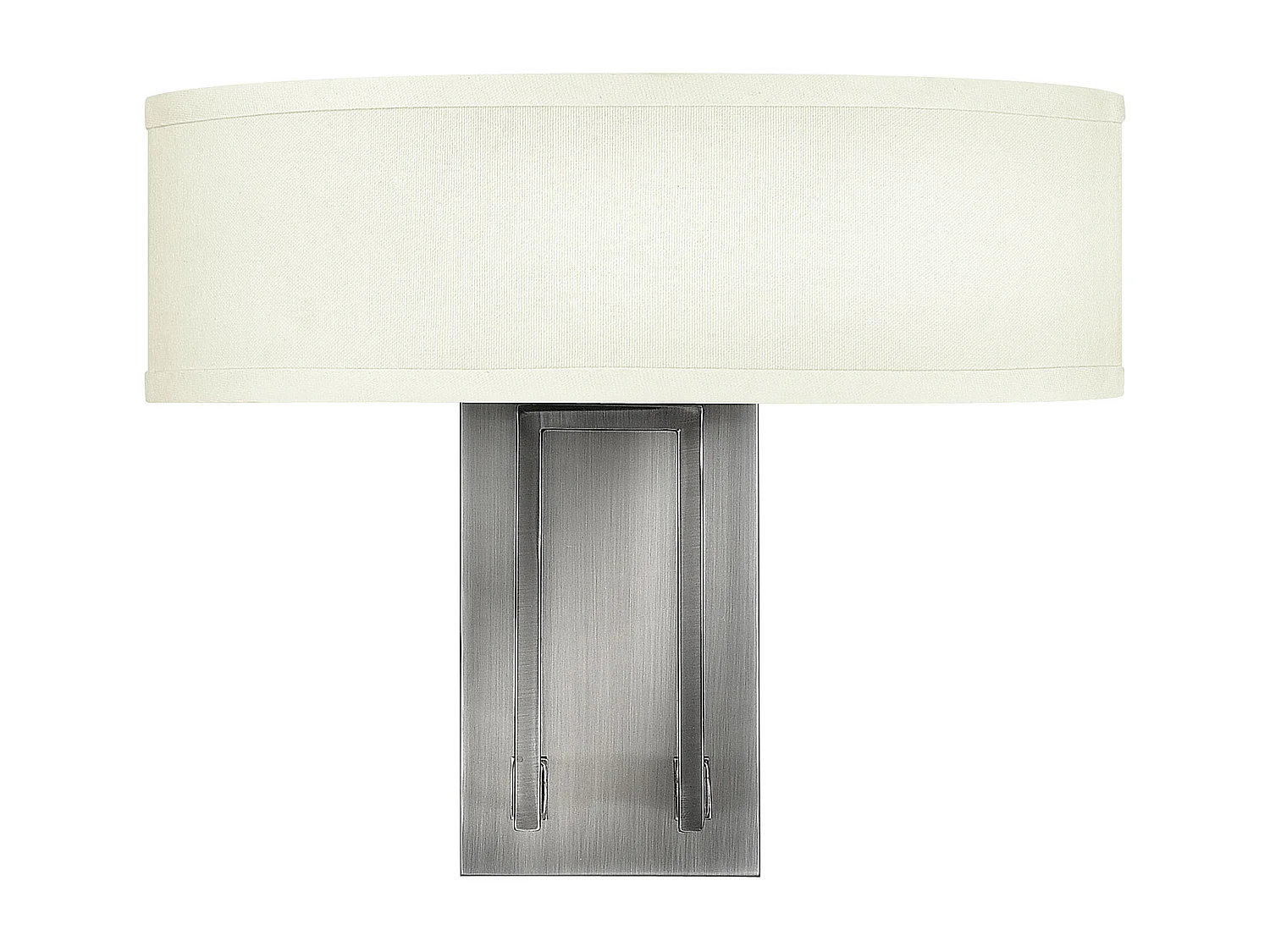 Elstead Hampton - 2 Licht Innenwandleuchte Antik Nickel, E14