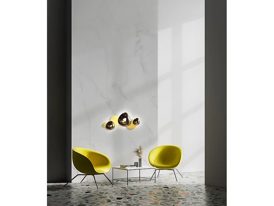 Maytoni Jack-stone Lampada da parete moderna a LED integrata Oro, 3000K