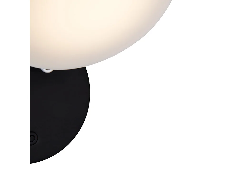 Maytoni Fad Lampada da parete moderna a LED nera integrata Fad