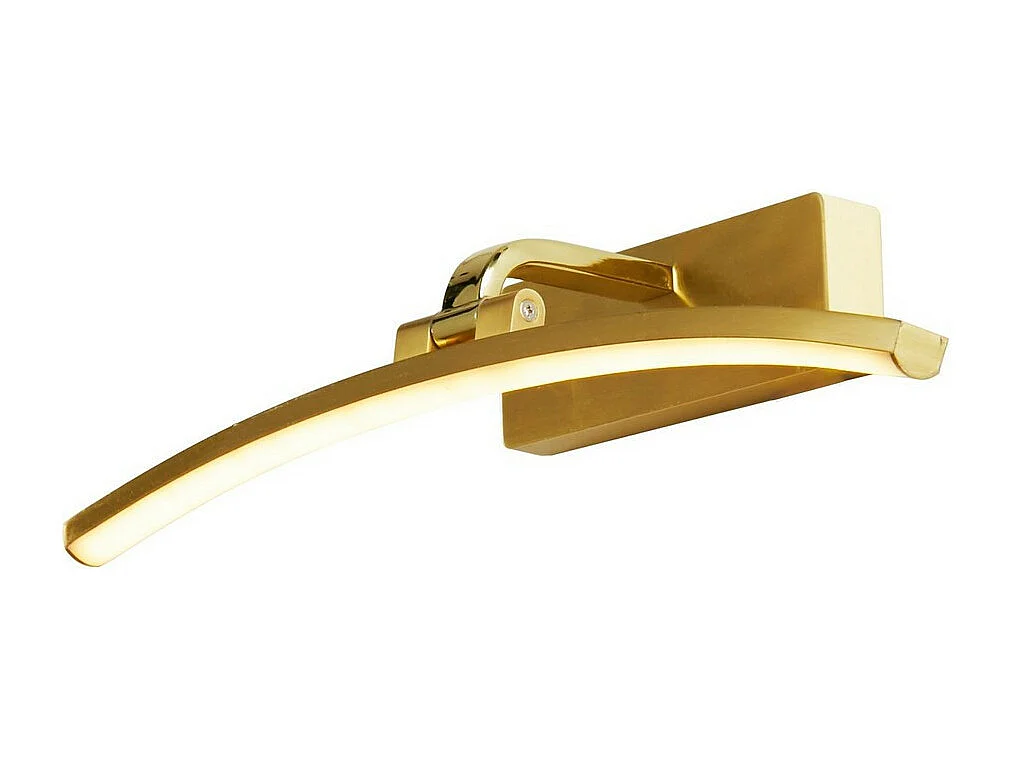 Searchlight Santorini Quadro da 40 cm in ottone satinato chiaro, metallo spazzolato