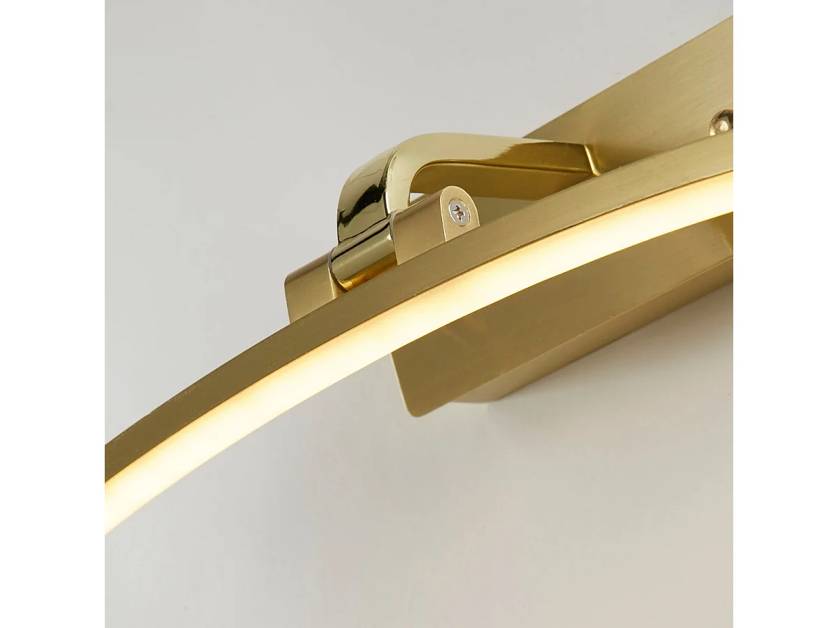 Moderne Wandleuchte Stahl Messing Aluminium Led 8,2W 3000K