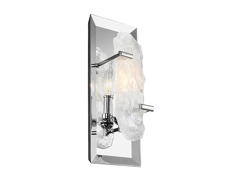 Elstead Katerina - 1 Licht Innenkerze Wandleuchte Chrom, E14