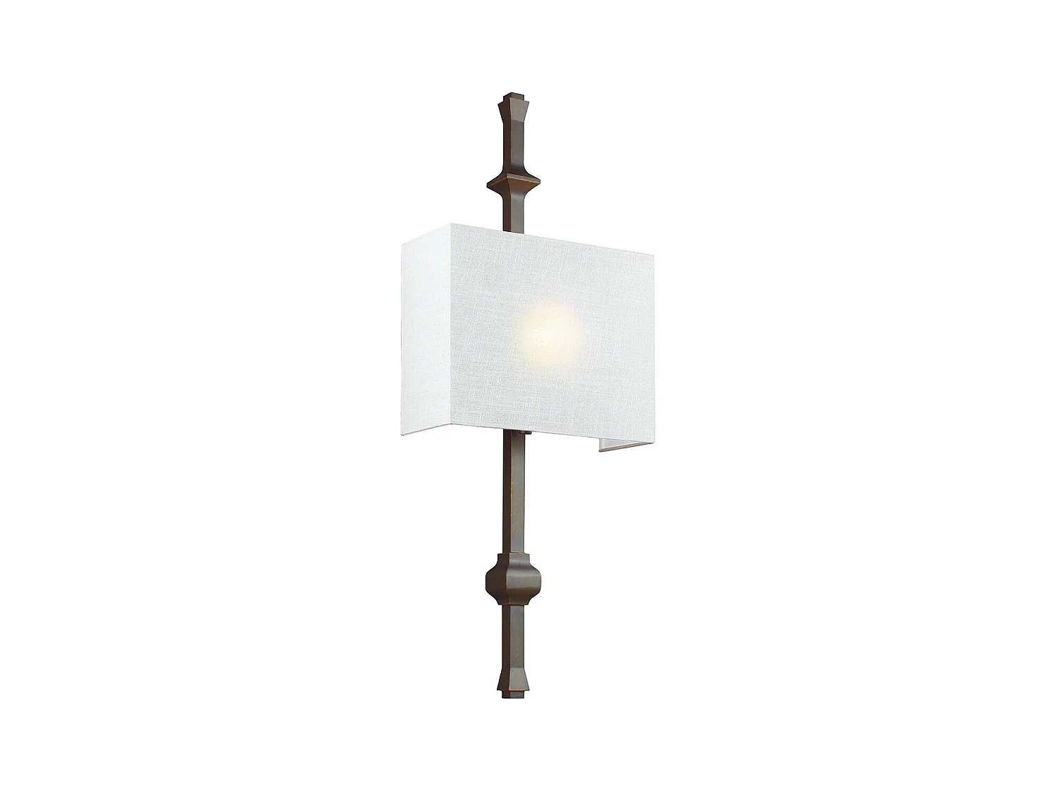 Elstead Teva - 1 Licht Innenwandleuchte Bronze, E27