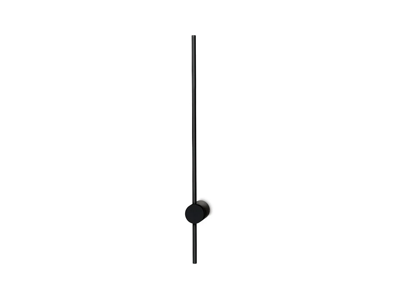 Ideal Lux ESSENCE Integrierte LED-Wandleuchte Schwarz 70cm 3000K
