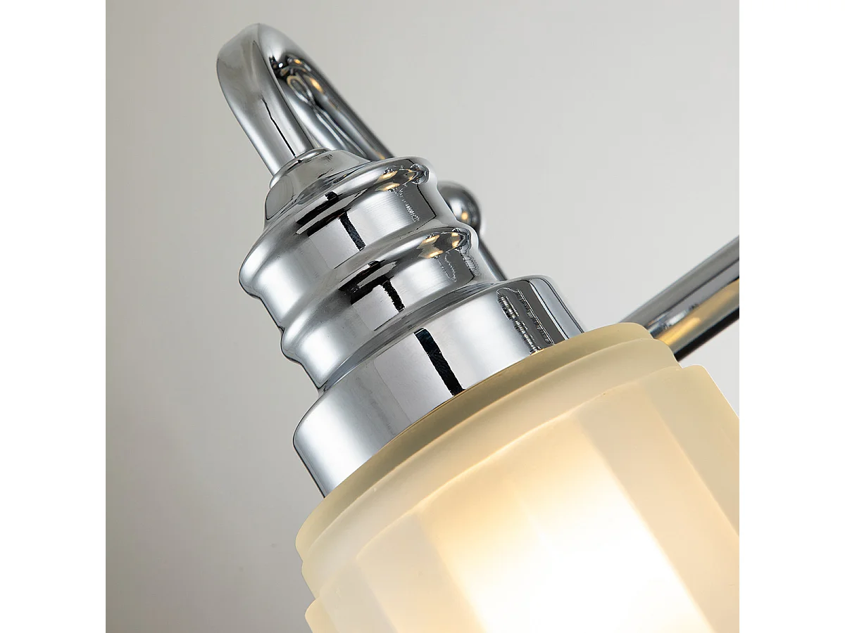 Elstead Quoizel Swell Wandleuchte Chrom poliert, IP44