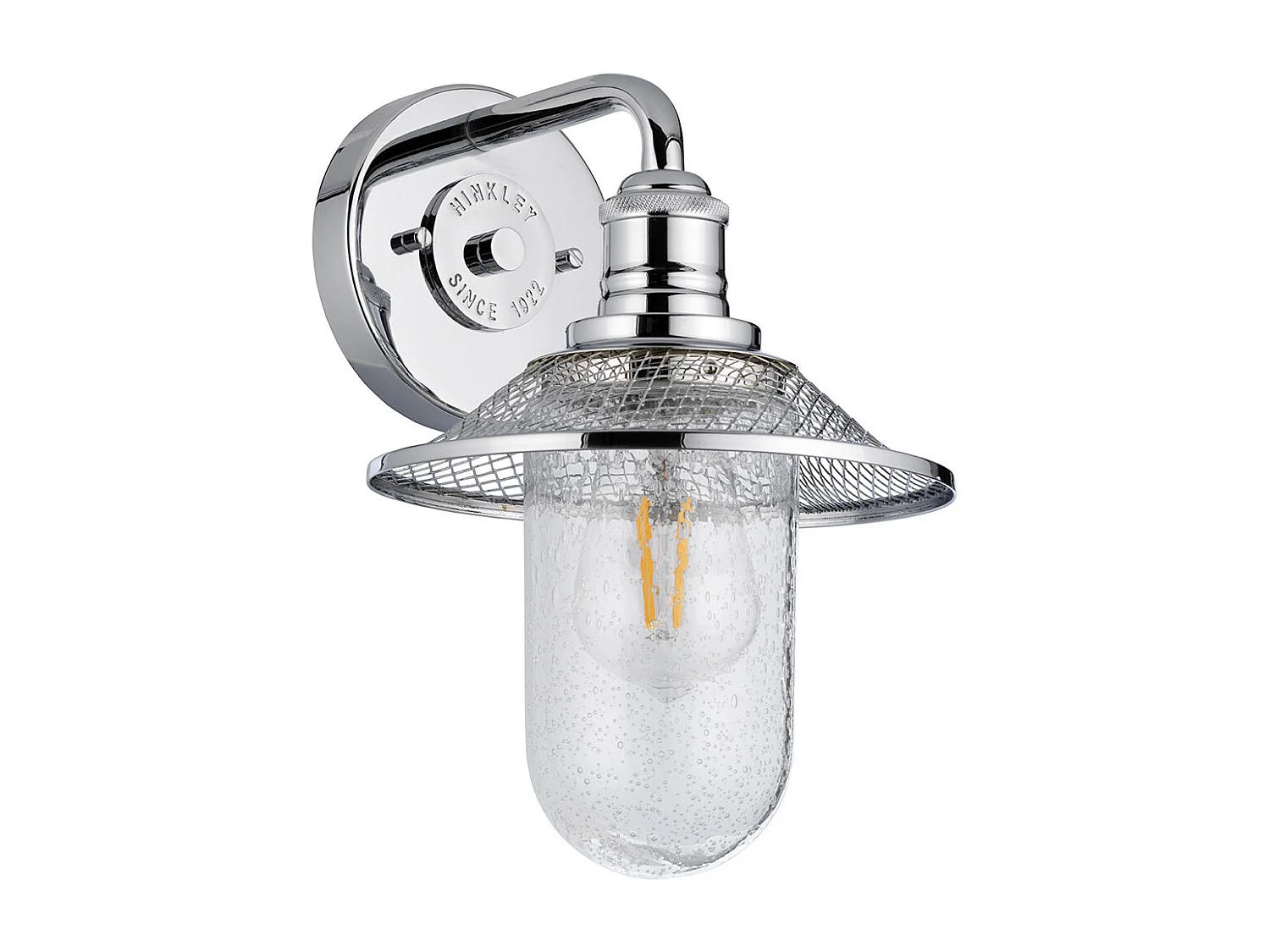 Rigby Applique Hinkley 1 Luce Cromo Lucido IP44