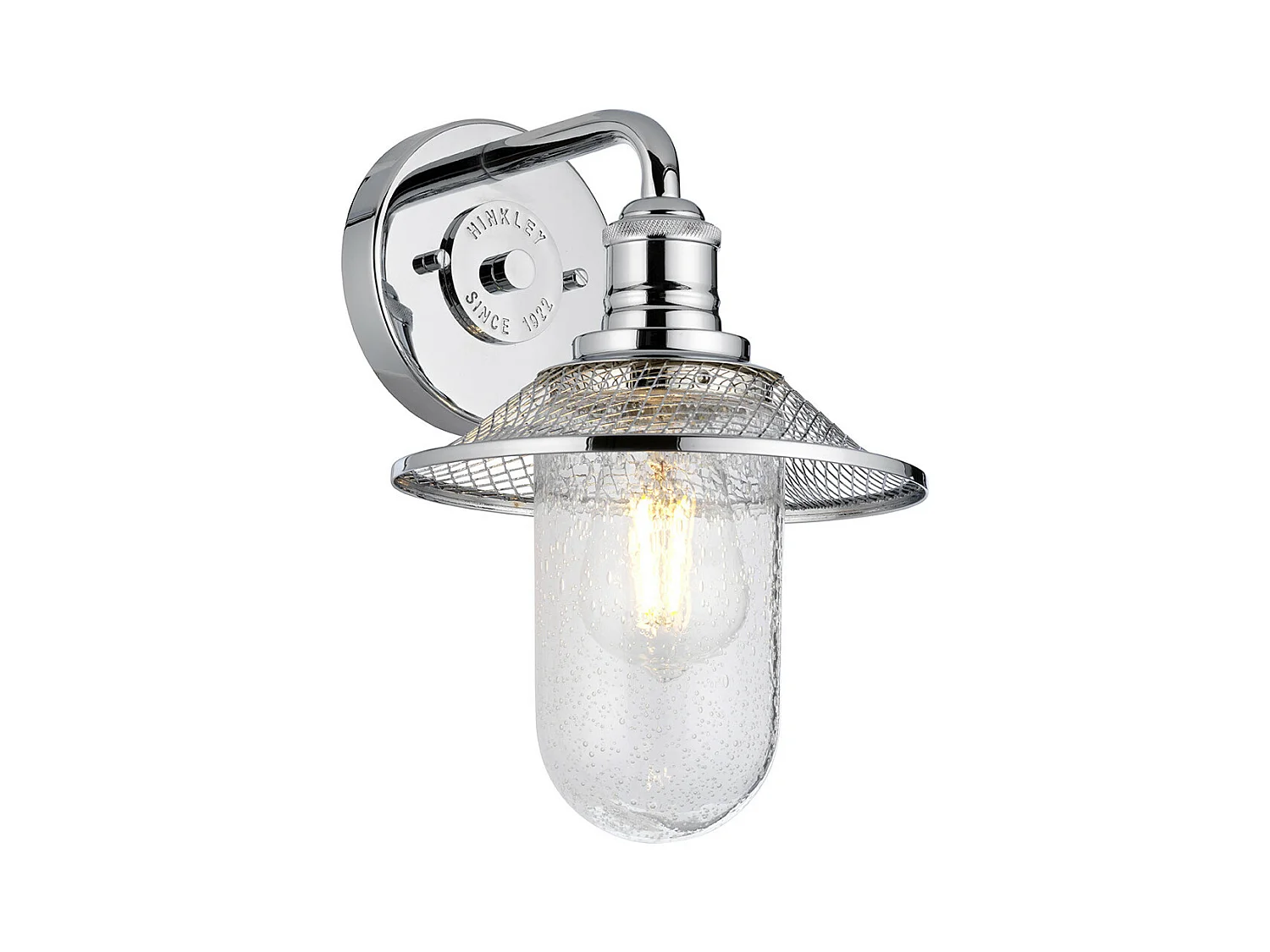 Rigby Applique Hinkley 1 Luce Cromo Lucido IP44