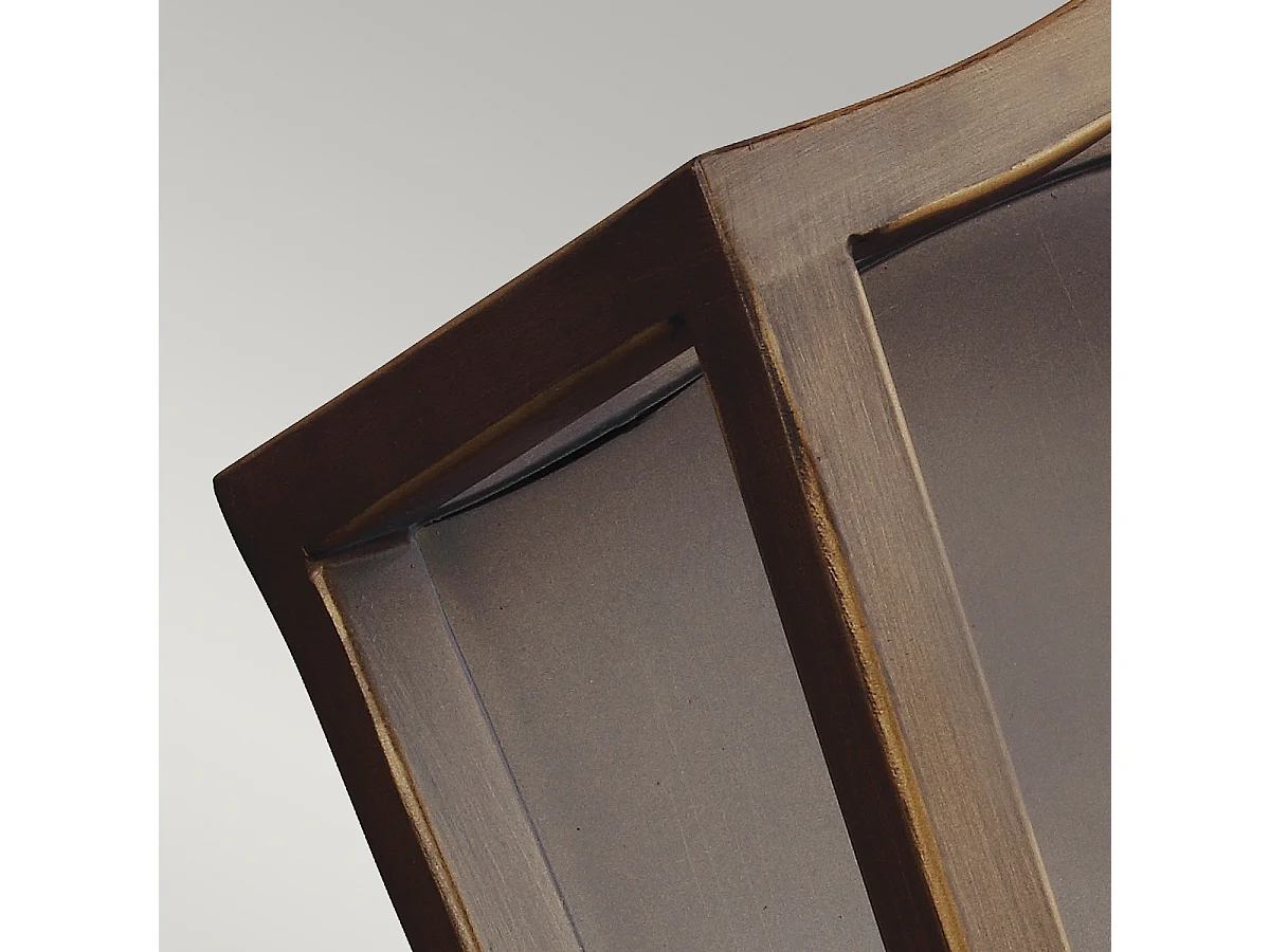 Elstead Yarmouth - Applique a 3 luci, ottone anticato verniciato