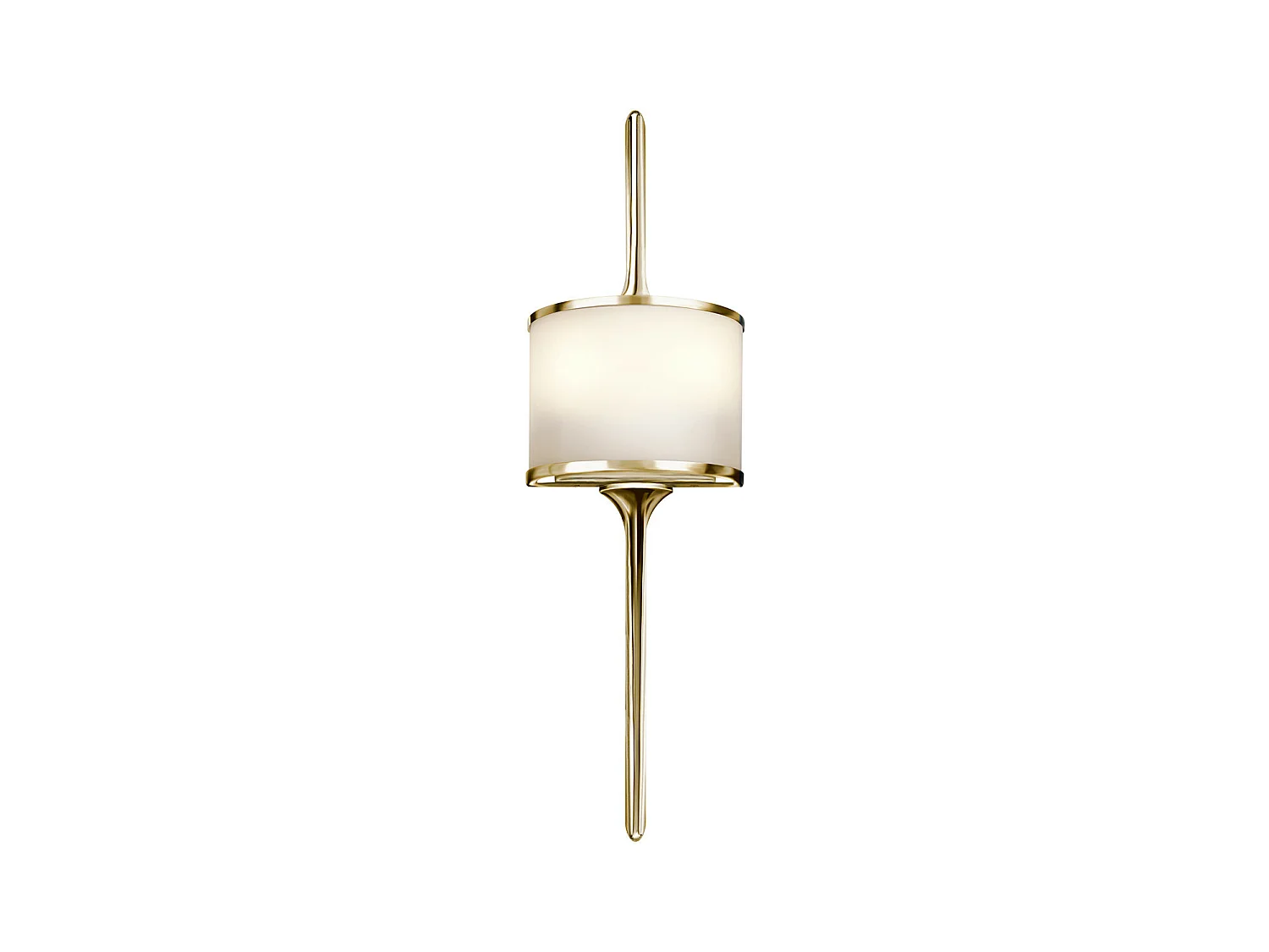 Elstead Mona Applique murale de salle de bain à 2 ampoules en laiton poli IP44, G9