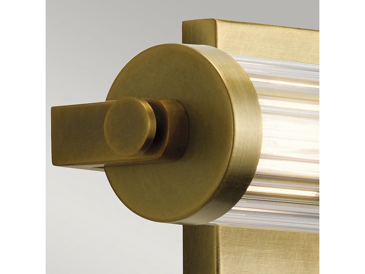 Elstead Kichler Azores Badezimmer Wandleuchte Messing natur, IP44