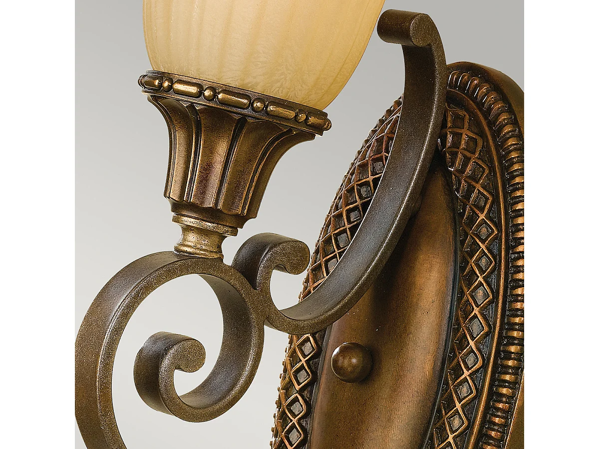 Elstead Kelham Hall 1 ljus inomhusvägglampa guld, brons, E27