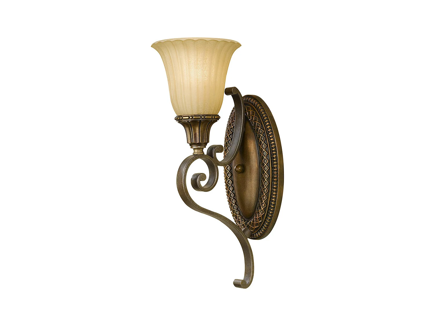 Elstead Kelham Hall - 1 Licht Innenwandleuchte Gold, Bronze, E27