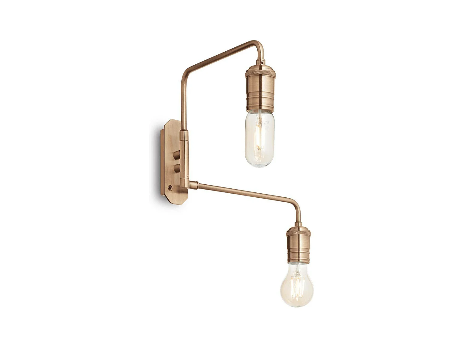 Ideal Lux Triumph - Applique a 2 luci in ottone antico