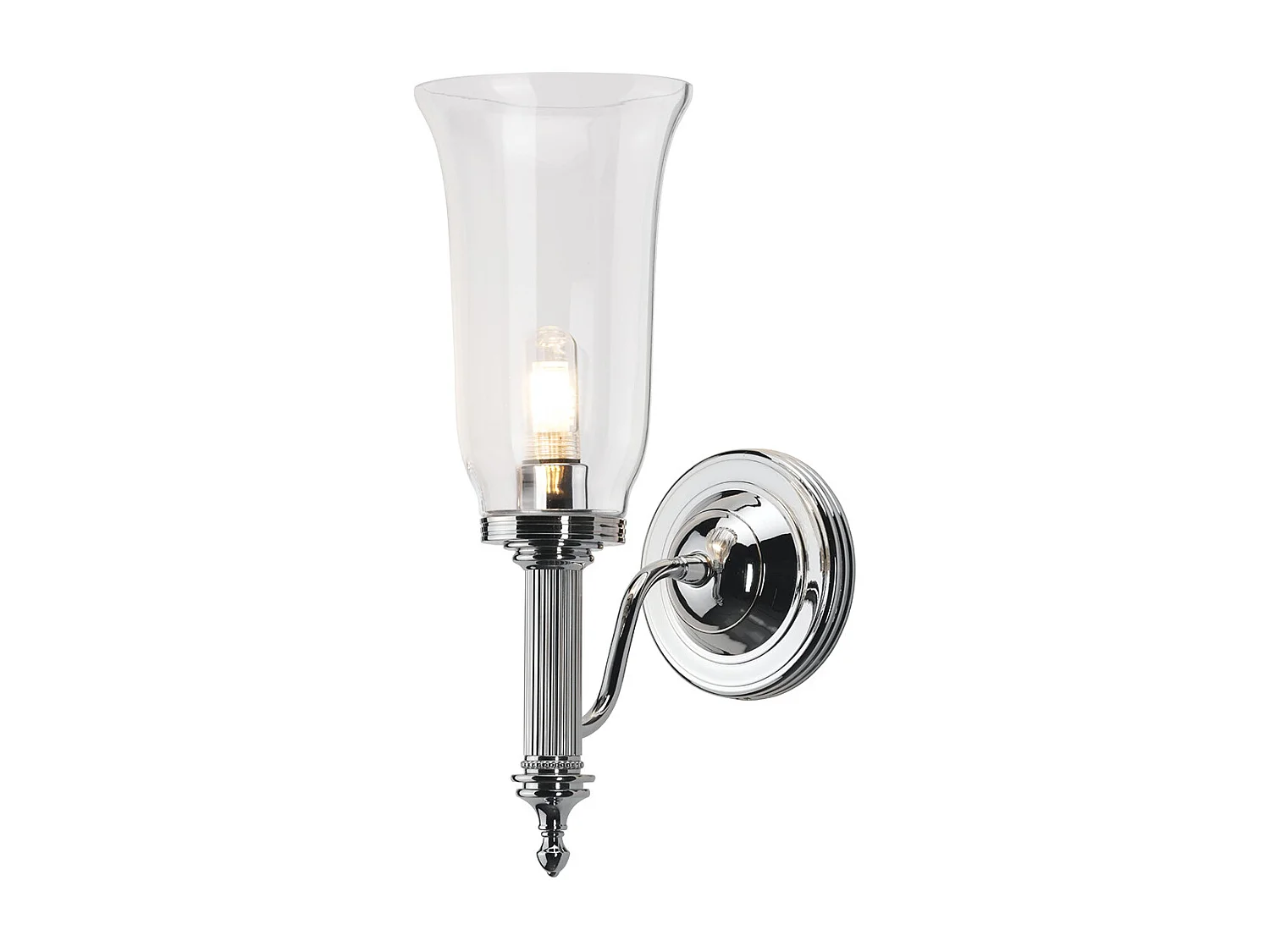 Elstead Carroll - Applique da parete per bagno 1 luce Cromo lucido IP44, G9