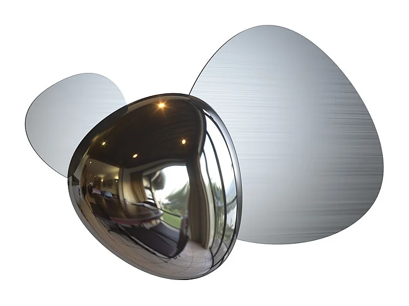 Maytoni Jack-stone Lampada da parete moderna a LED integrata Nichel, 3000K