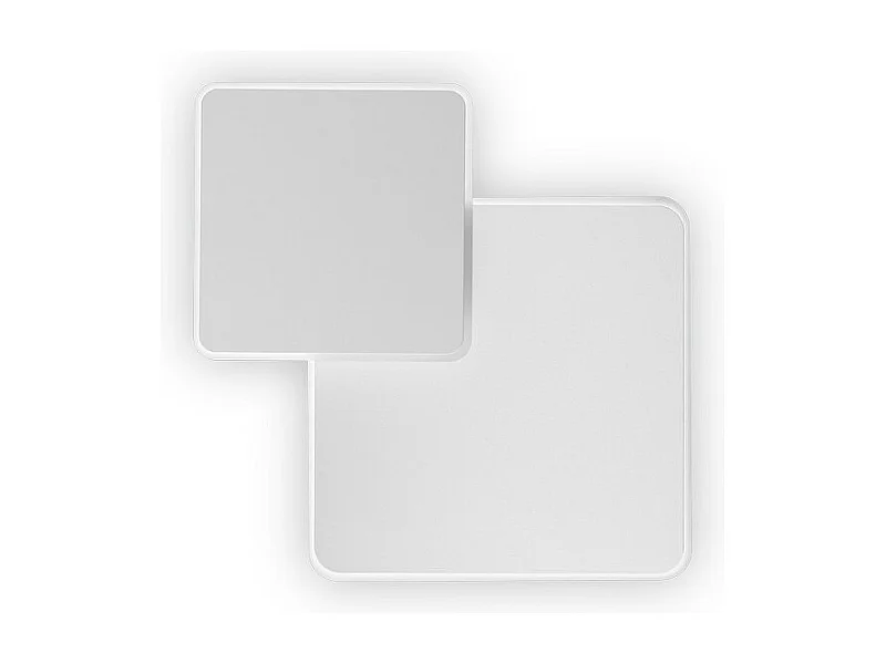 Aplique LED Decorativo Cuadrado Empotrado Blanco, 3000K