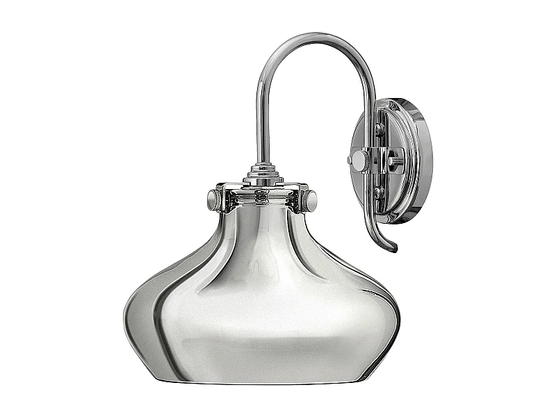 Dome Wall licht 1x E27 Chrome Dome Wandleuchte 1x E27 Chrom