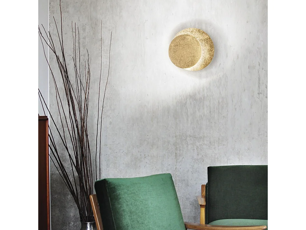 Ideal Lux TICK - Applique LED da Interno Integrato 1 Luce Oro 3000K