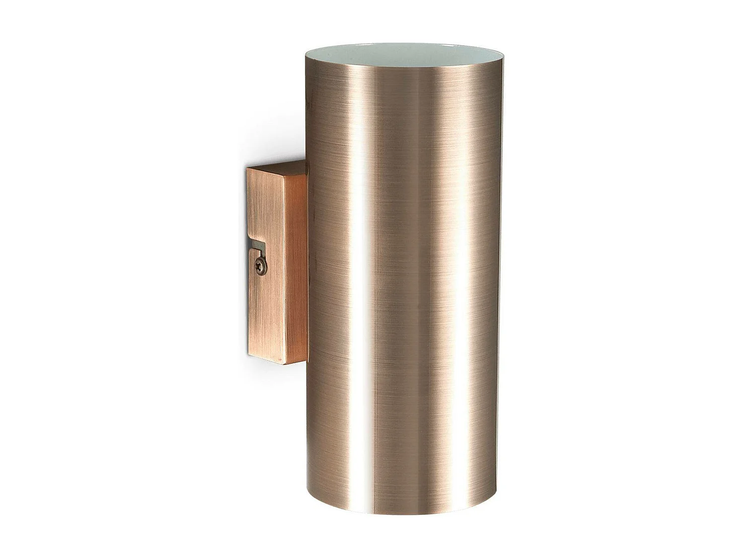 Ideal Lux Hot Applique murale à 2 lumières haut et bas cuivre