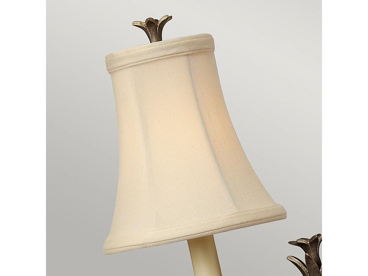 Elstead Plantation 1 ljus inomhusvägglampa Pearl Bronze, E14