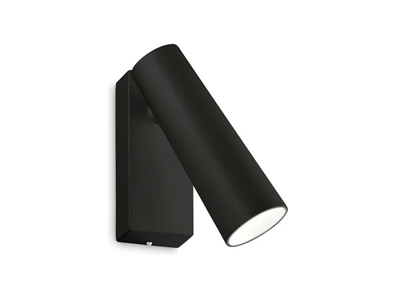 Ideal Lux PIPE Liseuse Murale Ajustable Noir 3000K