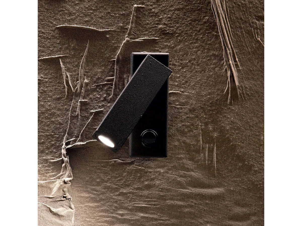 Ideal Lux Page - LED 1 Licht Leselampen Schwarz