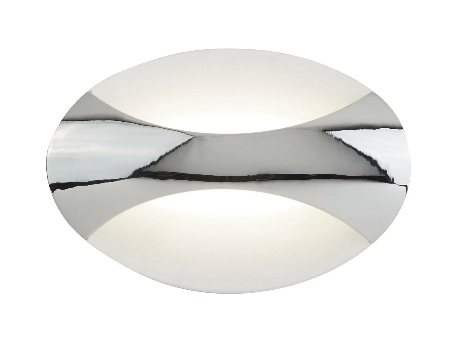 Searchlight - Applique LED 1 luce integrata Cromo, Bianco sabbia