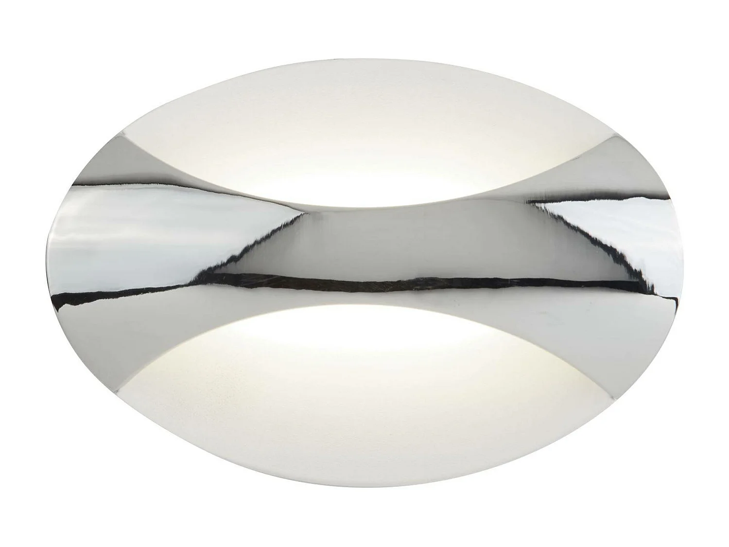 Searchlight - Applique LED 1 luce integrata Cromo, Bianco sabbia