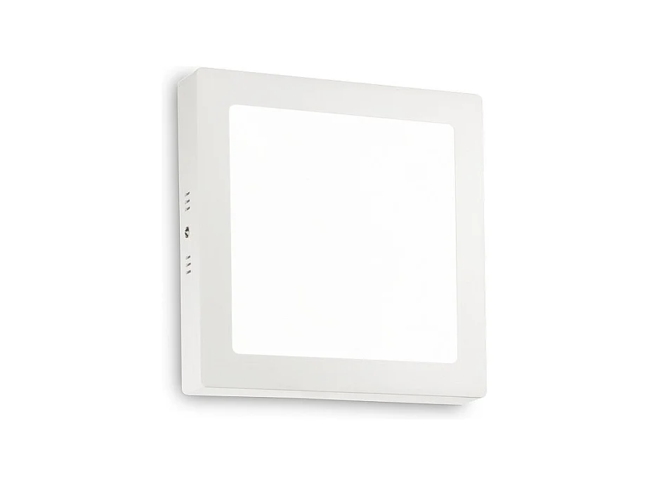 Ideal Lux Universal - LED 1 licht Indoor Square Medium Flush licht Weiß