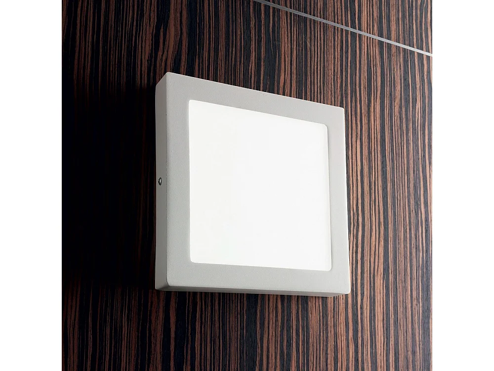 Ideal Lux Universal - LED 1 licht Indoor Square Medium Flush licht Weiß