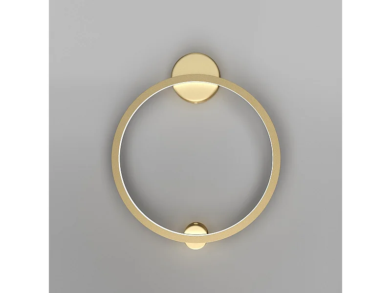 Maytoni Halo Lampada da parete LED moderna integrata Ottone, 40cm 4000K