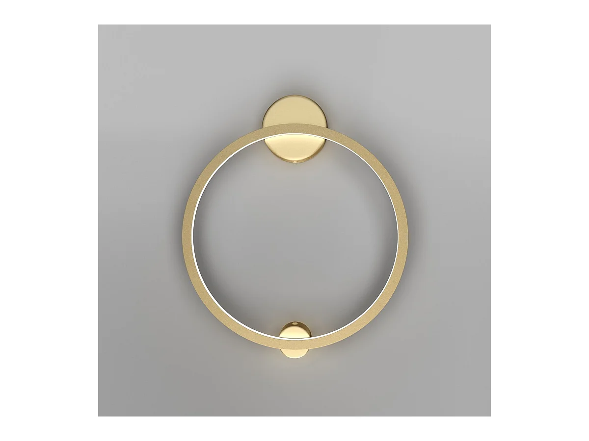 Maytoni Halo Lampada da parete LED moderna integrata Ottone, 40cm 4000K