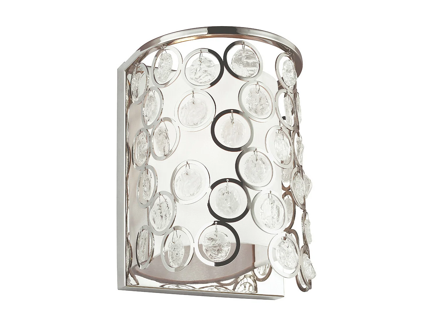 Elstead Lexi 1 ljus inomhusvägglampa polerad nickel, E27